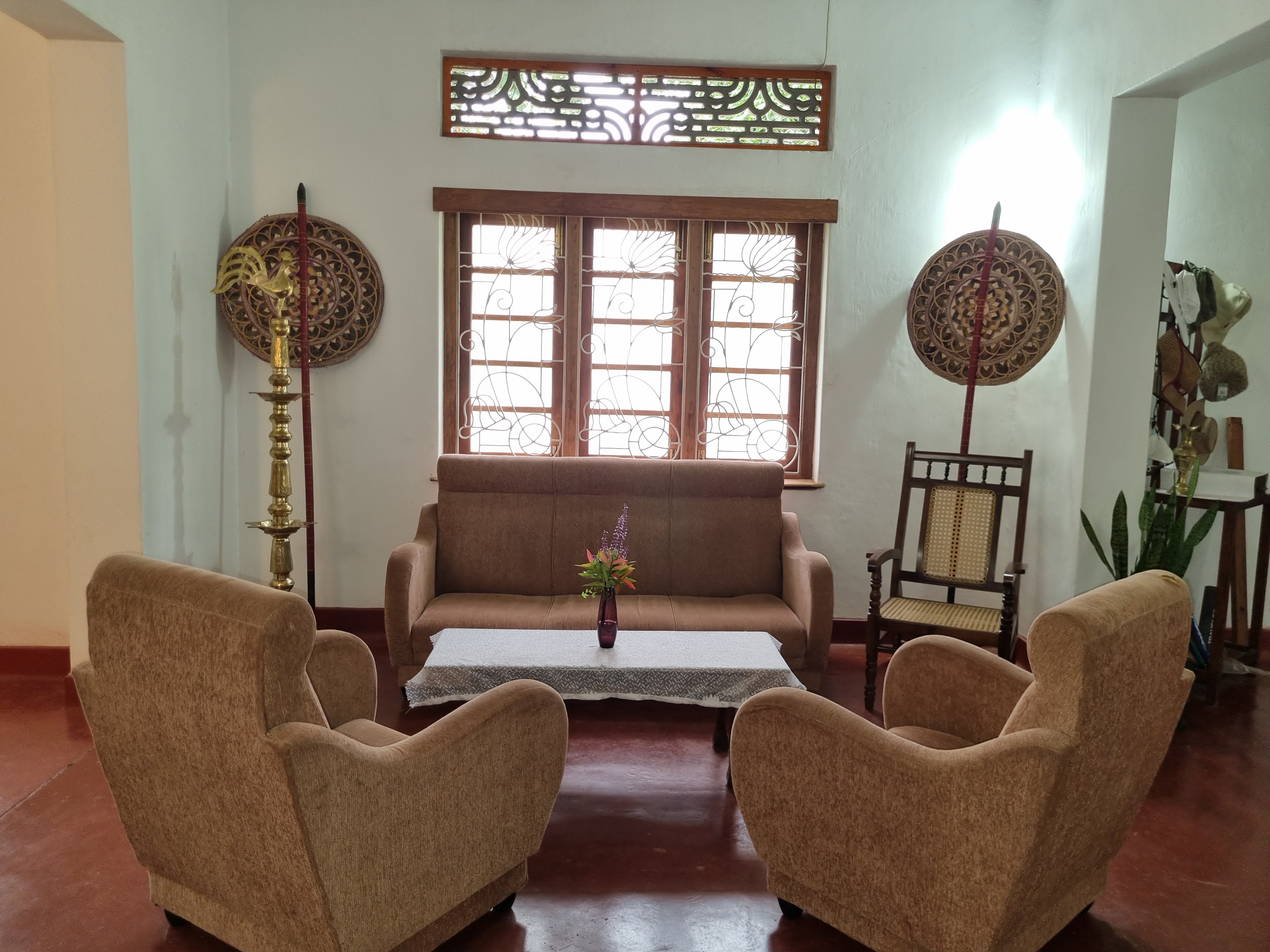 Comfortable guest lounge area at Lion Shade Bungalow